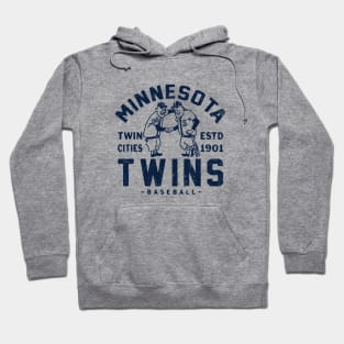 Minnesota Twins Retro 2 by Buck Tee Hoodie